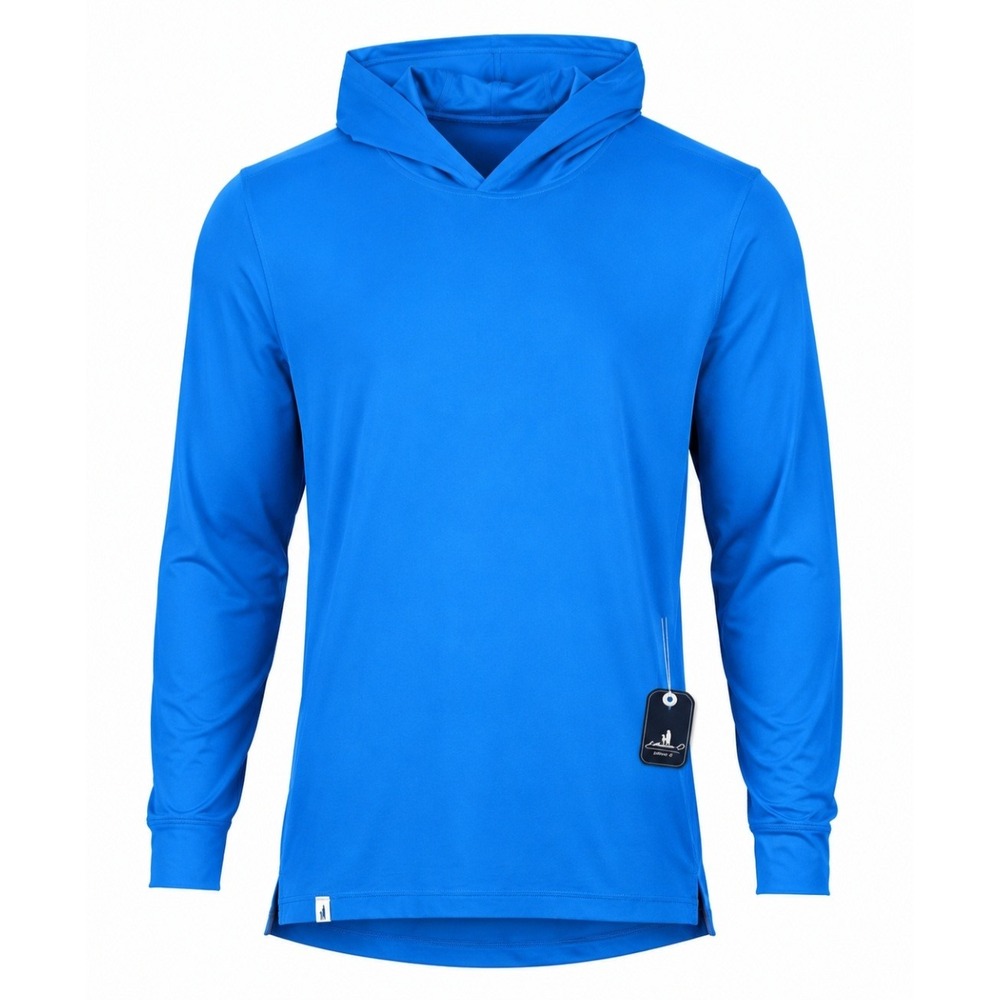johnnie-O Talon Featherweight Performance Hoodie Men's Small Palisades Blue NWT